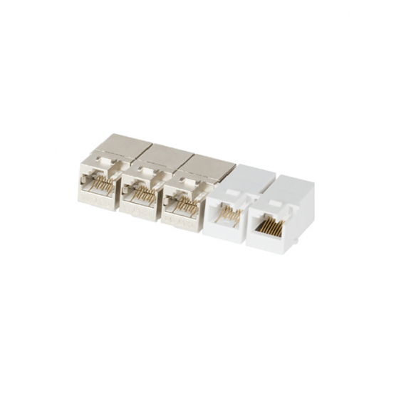 NMC-KJSE2-LS-MT Модуль-вставка NIKOMAX типа Keystone для системы мониторинга, Кат.6 (Класс E), 250МГц, RJ45/8P8C, FT-TOOL/110/KRONE, T568A/B, полный экран, металлик - гарантия: 5 лет расширенная / 25 лет системная