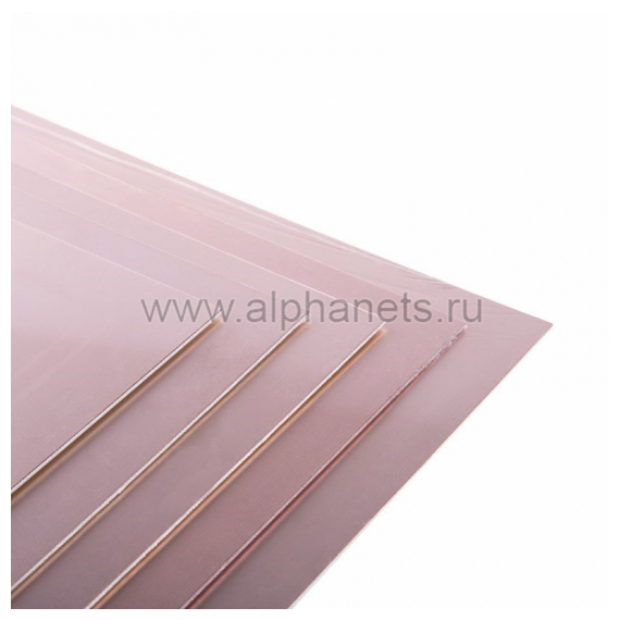 09-4073 Стеклотекстолит 2-сторонний 250x350x1.5мм 35/35 (35мкм) REXANT