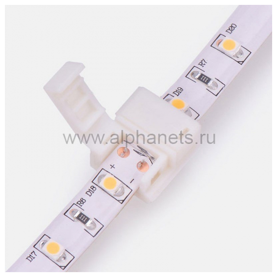 144-017 Коннектор стыковочный для одноцветных светодиодных лент с влагозащитой шириной 8 мм Neon-Night