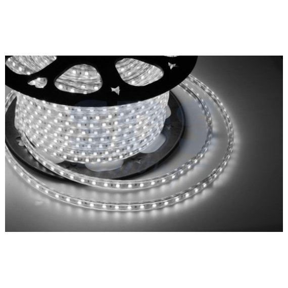 142-703 LED Лента 220В, 6.5x17мм, IP67, SMD 5730, 120 LED/м, Белый, 100м