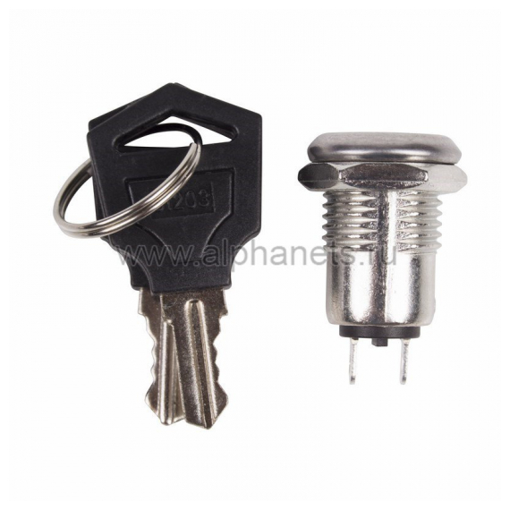 36-4470 Выключатель ключ O12 250V 0.5А (2с) ON-OFF  REXANT
