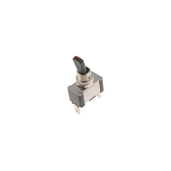 36-4360 Тумблер 24V 25А (3c) ON-OFF однополюсный  с красной LED подсветкой  REXANT(Цена за шт.,в уп.10шт.)