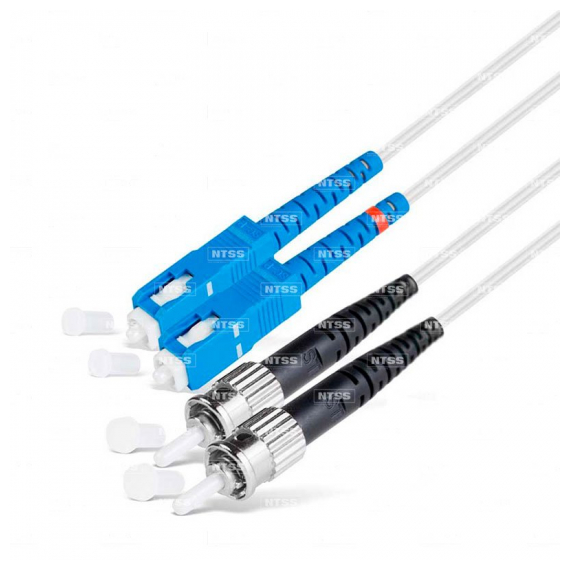 NTSS-DPC-657-SC/U-ST/U-3.0-2 Шнур оптический dpc SC/UPC-ST/UPC G.657A1 9/125 3.0мм 2м LSZH (патч-корд)