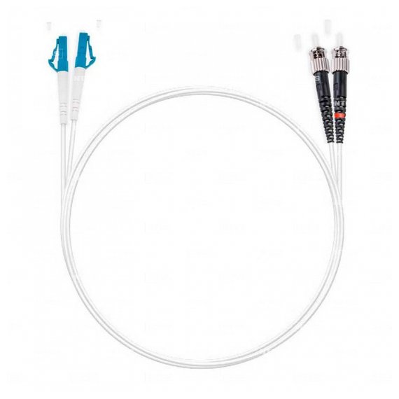 NTSS-DPC-657-LC/U-ST/U-3.0-1 Шнур оптический dpc LC/UPC-ST/UPC G.657A1 9/125 3.0мм 1м LSZH (патч-корд)
