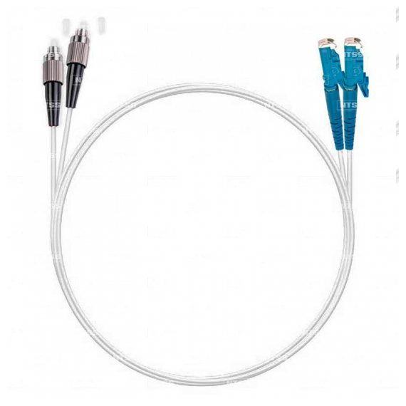 NTSS-DPC-657-E2000/U-FC/U-3.0-15 Шнур оптический dpc E2000/UPC-FC/UPC G.657A1 9/125 3.0мм 15м LSZH (патч-корд)