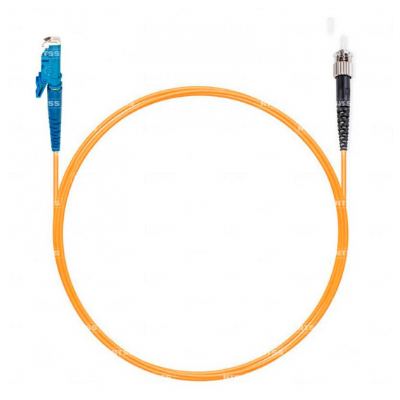 NTSS-SPC-50-E2000/U-ST/U-3.0-5 Шнур оптический spc E2000/UPC-ST/UPC 50/125 3.0мм 5м LSZH (патч-корд)