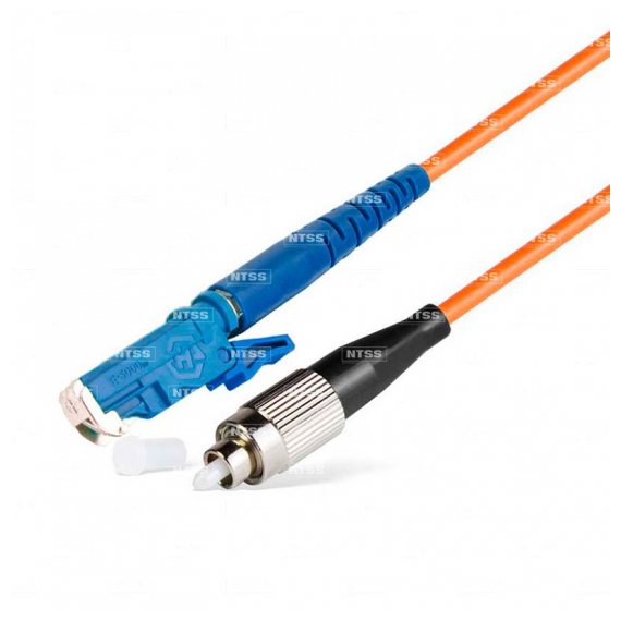 NTSS-SPC-50-E2000/U-FC/U-3.0-2 Шнур оптический spc E2000/UPC-FC/UPC 50/125 3.0мм 2м LSZH (патч-корд)