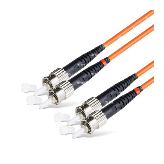 NTSS-DPC-50-ST/U-ST/U-3.0-10 Шнур оптический dpc ST/UPC-ST/UPC 50/125 3.0мм 10м LSZH (патч-корд)