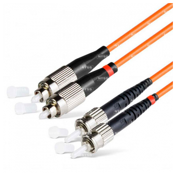NTSS-DPC-50-FC/U-ST/U-3.0-3 Шнур оптический dpc FC/UPC-ST/UPC 50/125 3.0мм 3м LSZH (патч-корд)
