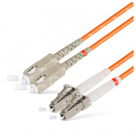 NTSS-DPC-50-LC/U-SC/U-3.0-5 Шнур оптический dpc LC/UPC-SC/UPC 50/125 3.0мм 5м LSZH (патч-корд)