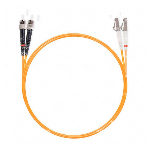 NTSS-DPC-50-LC/U-ST/U-3.0-1 Шнур оптический dpc LC/UPC-ST/UPC 50/125 3.0мм 1м LSZH (патч-корд)