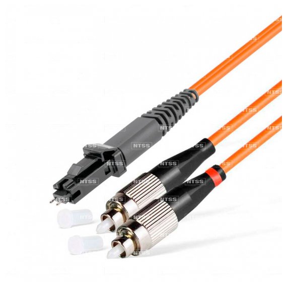 NTSS-DPC-50-MTRJ/m-FC/U-2.0-5 Шнур оптический dpc MTRJ/male-FC/UPC 50/125 2.0мм 5м LSZH (патч-корд)