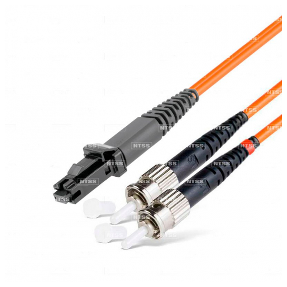 NTSS-DPC-50-MTRJ/f-ST/U-2.0-15 Шнур оптический dpc MTRJ/female-ST/UPC 50/125 2.0мм 15м LSZH (патч-корд)