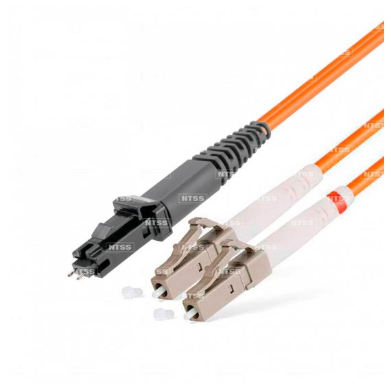 NTSS-DPC-50-MTRJ/m-LC/U-2.0-15 Шнур оптический dpc MTRJ/male-LC/UPC 50/125 2.0мм 15м LSZH (патч-корд)
