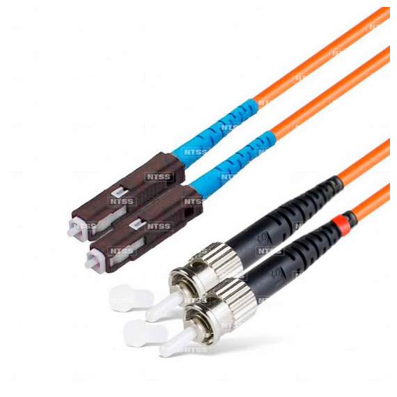 NTSS-DPC-50-MU/U-ST/U-2.0-10 Шнур оптический dpc MU/UPC-ST/UPC 50/125 2.0мм 10м LSZH (патч-корд)