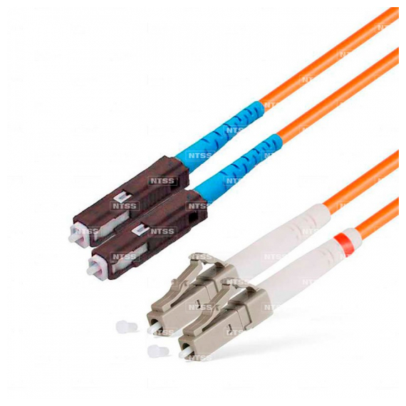 NTSS-DPC-50-MU/U-LC/U-2.0-10 Шнур оптический dpc MU/UPC-LC/UPC 50/125 2.0мм 10м LSZH (патч-корд)