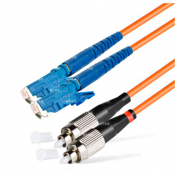 NTSS-DPC-50-E2000/U-FC/U-3.0-10 Шнур оптический dpc E2000/UPC-FC/UPC 50/125 3.0мм 10м LSZH (патч-корд)