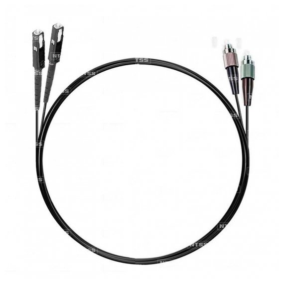 NTSS-DPC-50-MU/U-FC/U-2.0-1-BL Шнур оптический dpc MU/UPC-FC/UPC 50/125 2.0мм 1м черный LSZH (патч-корд)