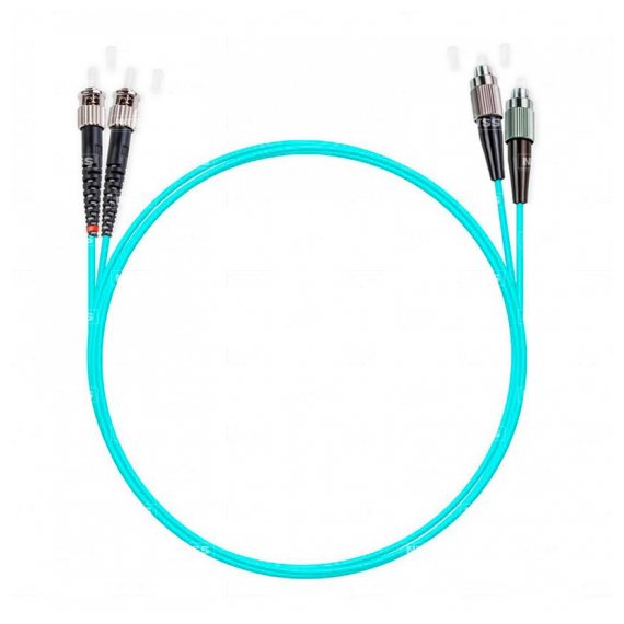 NTSS-DPC-503-FC/U-ST/U-3.0-10 Шнур оптический dpc FC/UPC-ST/UPC 50/125 OM3 3.0мм 10м LSZH (патч-корд)