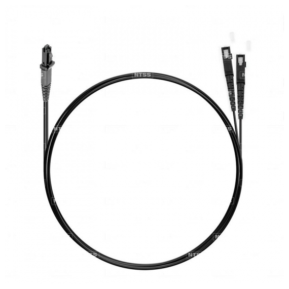 NTSS-DPC-503-MTRJ/f-SC/U-2.0-1-BL Шнур оптический dpc MTRJ/female-SC/UPC 50/125 OM3 2.0мм 1м черный LSZH (патч-корд)