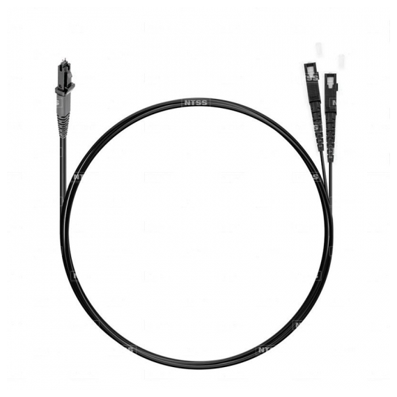 NTSS-DPC-503-MTRJ/m-SC/U-2.0-5-BL Шнур оптический dpc MTRJ/male-SC/UPC 50/125 OM3 2.0мм 5м черный LSZH (патч-корд)