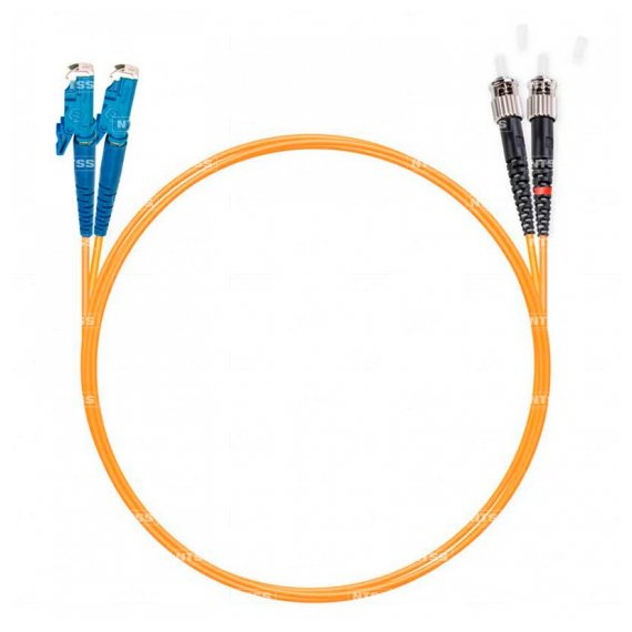 NTSS-DPC-62.5-E2000/U-ST/U-3.0-1 Шнур оптический dpc E2000/UPC-ST/UPC 62.5/125 3.0мм 1м LSZH (патч-корд)
