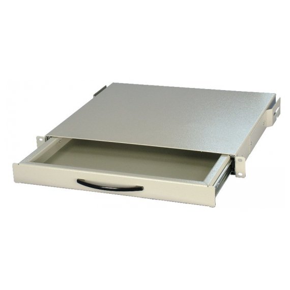 REC-TSV40B-BK Полка выдвижная для тяжелого оборудования 19", 400 мм, черная AESP