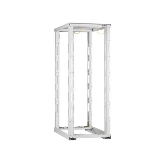 TRD-476080-R-GY Монтажная стойка двухрамная с разборной рамой 19", 47U, Ш600xВ2217xГ800мм, с крышей, в разобранном виде, серый TLK