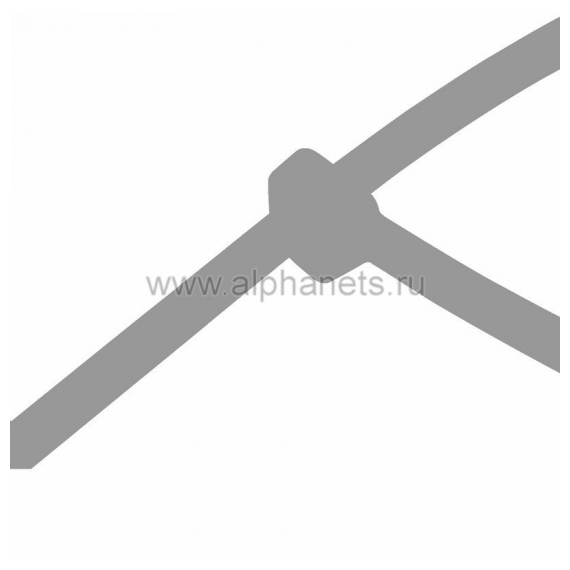 07-0151-3 Хомут-стяжка кабельная нейлоновая REXANT 150 x3,6 мм, серая, упаковка 100 шт.