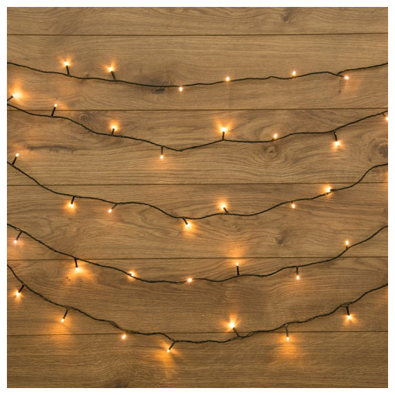 303-116 Гирлянда «Твинкл-Лайт» 20 м, темно-зеленый ПВХ, 160 LED, цвет теплый белый