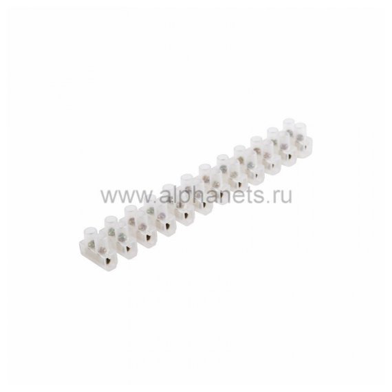 07-5010-5 Клеммная колодка винтовая KВ-10 (4-10 мм?), ток 10 A, полиэтилен белый (ЗВИ) СМАРТКИП
