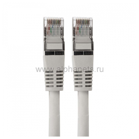 18-8106-1 Патч-корд FTP категория 6 LSZH, длина 3 метра, экранированный, серый REXANT