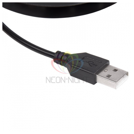 141-381 LED лента с USB коннектором 5 В, 8 мм, IP65, SMD 2835, 60 LED/m, цвет свечения красный