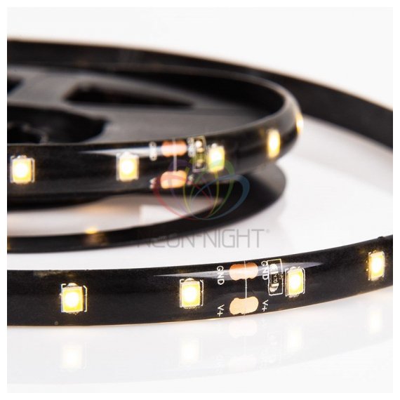 141-386 LED лента с USB коннектором 5 В, 8 мм, IP65, SMD 2835, 60 LED/m, цвет свечения теплый белый (3000 K)