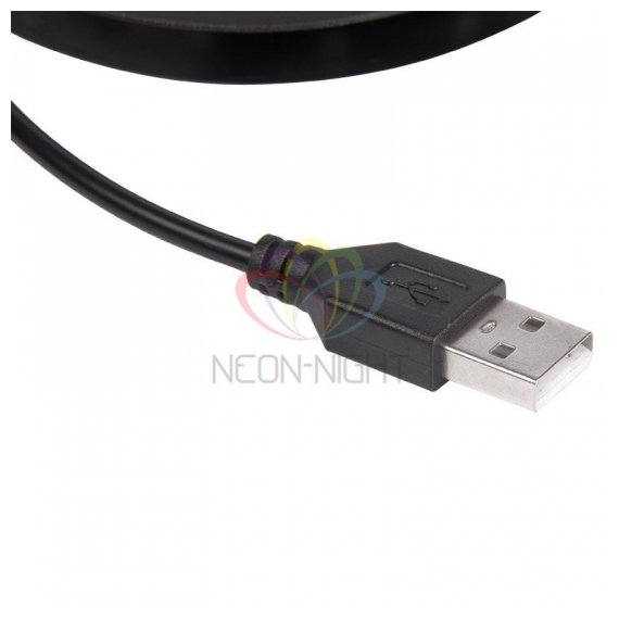 141-386 LED лента с USB коннектором 5 В, 8 мм, IP65, SMD 2835, 60 LED/m, цвет свечения теплый белый (3000 K)
