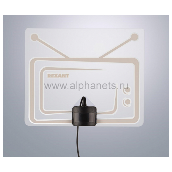34-0719 Антенна комнатная «Активная» для цифрового телевидения DVB-T2 Ag-719 (с USB) REXANT