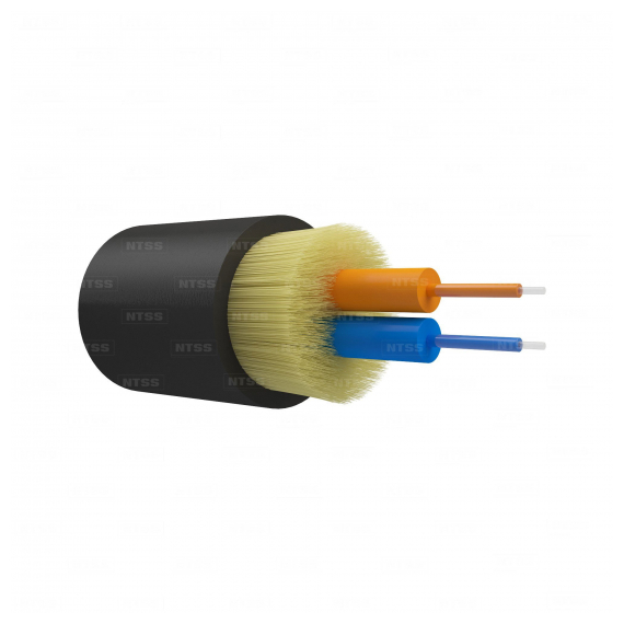 NTSS-FO-D-IN/OUT-504-2-LSZH Оптический кабель IN/OUT,  OM4, 50/125, 2 волокна, LSZH, черный