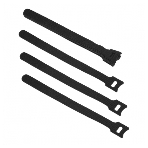 Cabeus CLAMP-180-BK Хомут для кабеля, липучка с мягкой застежкой, 180x14 мм, черный (10 шт.)