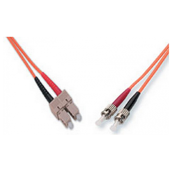 FCS-9/4-3M Оптоволоконный коммутационный шнур 9/125, LC-SC UPC, duplex, 3 мм, LSHF, 3 метра AESP