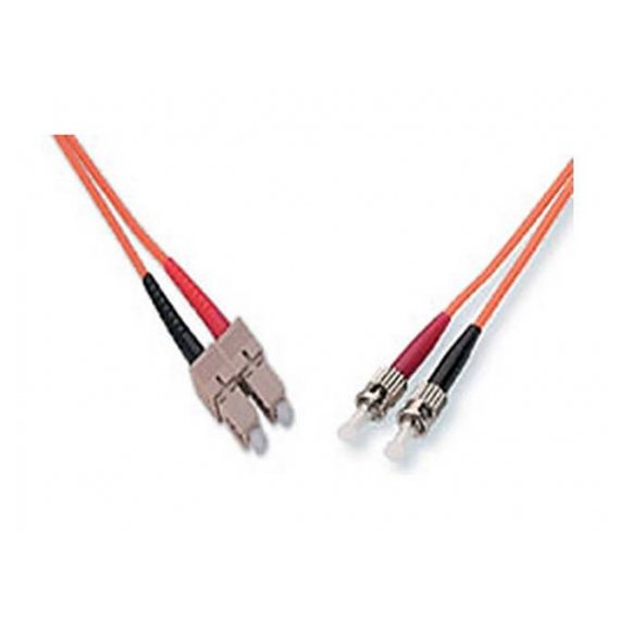 FC-2/2-3M Оптоволоконный коммутационный шнур 62,5/125, ST-ST UPC, duplex, 3 мм, LSHF, 3 метра AESP