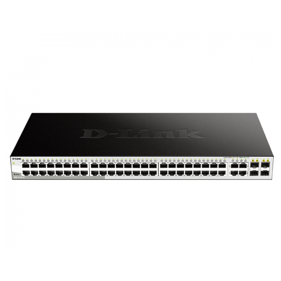 DGS-1210-52/FL Управляемый коммутатор 2 уровня с 48 портами 10/100/1000Base-T и 4 комбо-портами 100/1000Base-T/SFP
