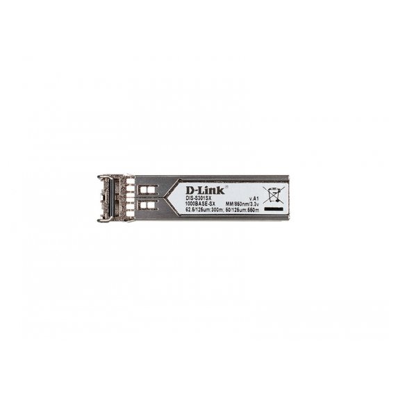 DIS-S301SX Промышленный SFP-трансивер с 1 портом 1000Base-SX для многомодового оптического кабеля (до 550 м)