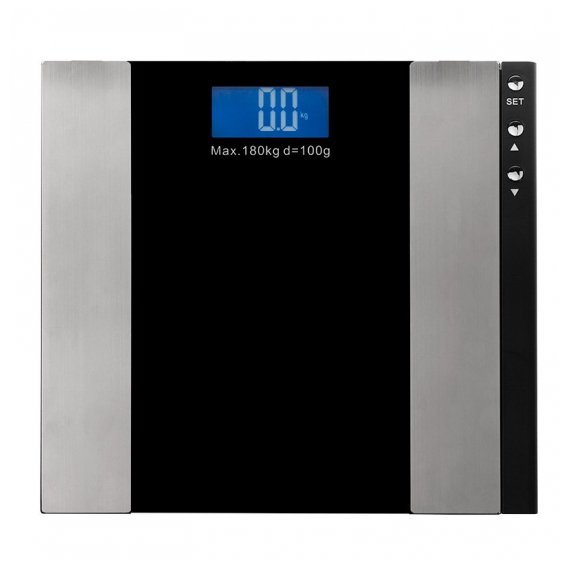 72-1202 Весы напольные электронные до 180 кг с диагностикой, черные SMART Life REXANT