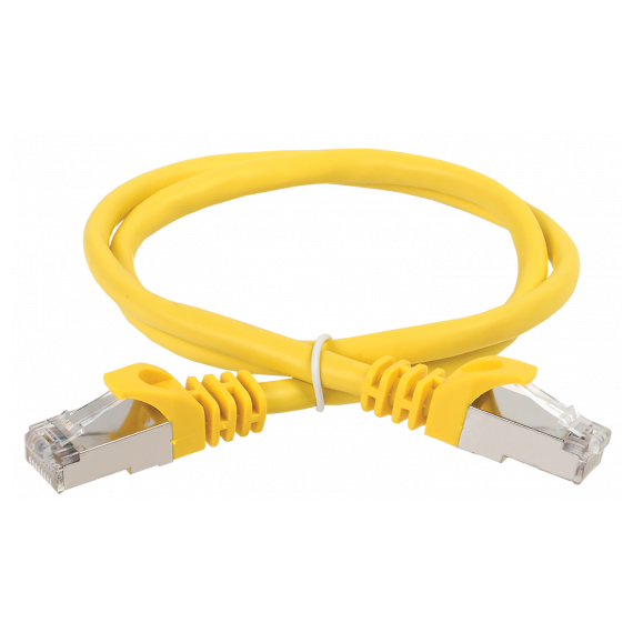 PC05-C5EF-7M ITK Коммутационный шнур кат. 5Е FTP PVC 7м желтый