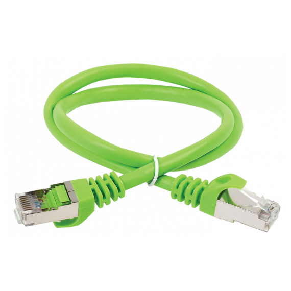 PC02-C5EF-15M ITK Коммутационный шнур кат. 5Е FTP PVC 15м зеленый