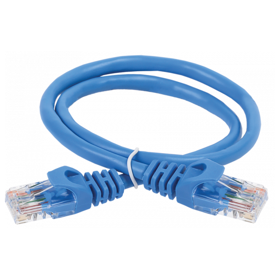 PC03-C6U-5M ITK Коммутационный шнур кат. 6 UTP PVC 5м синий