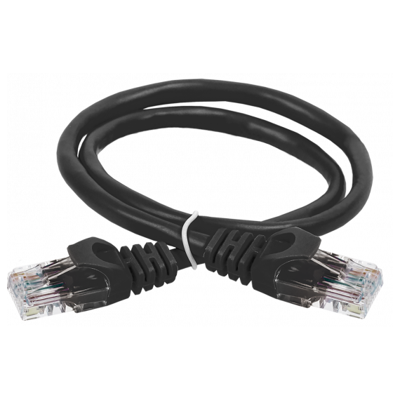 PC09-C6U-7M ITK Коммутационный шнур кат. 6 UTP PVC 7м черный