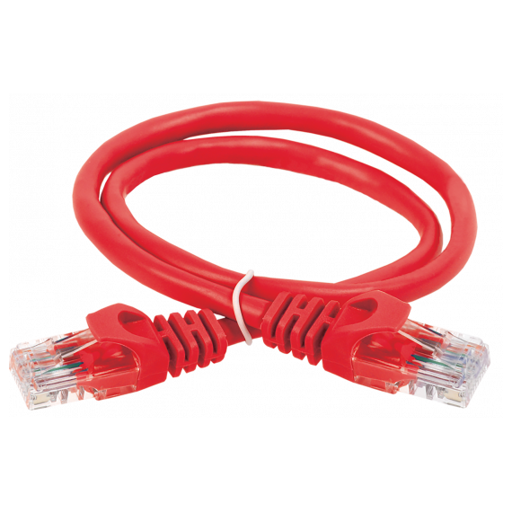 PC04-C6UL-10M ITK Коммутационный шнур кат. 6 UTP LSZH 10м красный