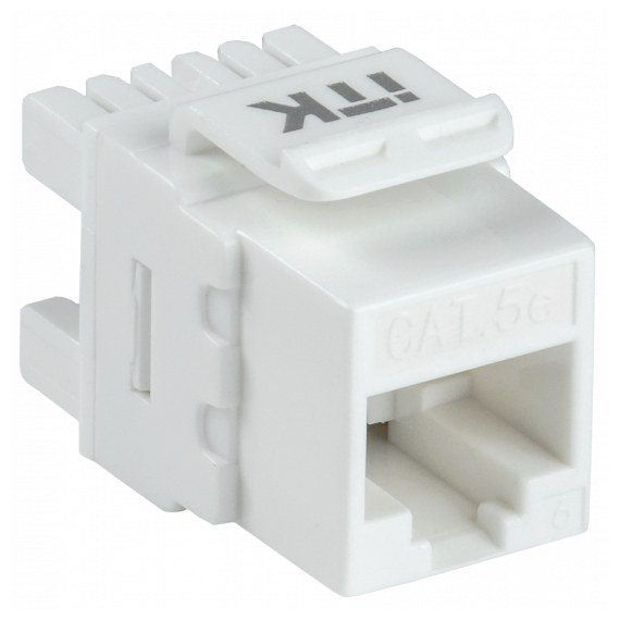 CS1-1C5EU-12 ITK Модуль Keystone Jack кат. 5E UTP 110 IDC 180 град.