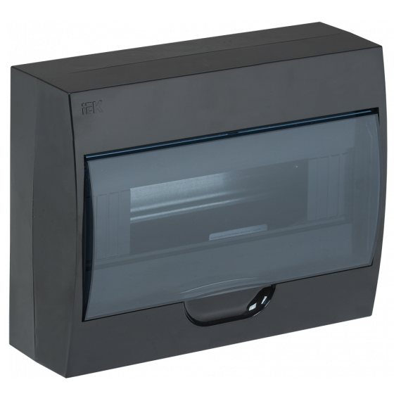 MKP12-N-12-41-K02 Корпус модульный пл. нав. ЩРН-П-12 черный IP41 IEK